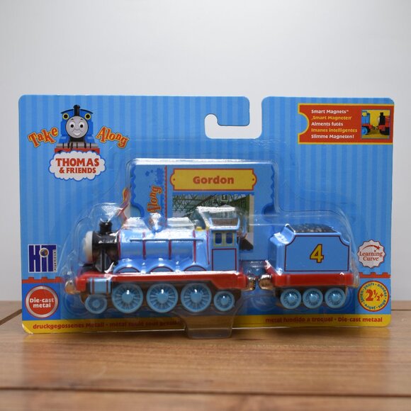 Gordon & Tender Take Along Diecast Train Engine Learning Curve Hit Toy Sealed - Picture 1 of 8
